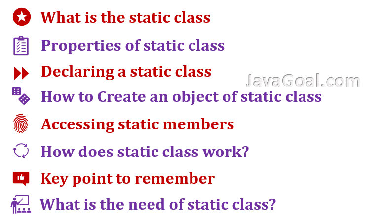 static class in java