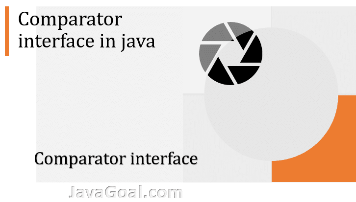 comparator interface in java